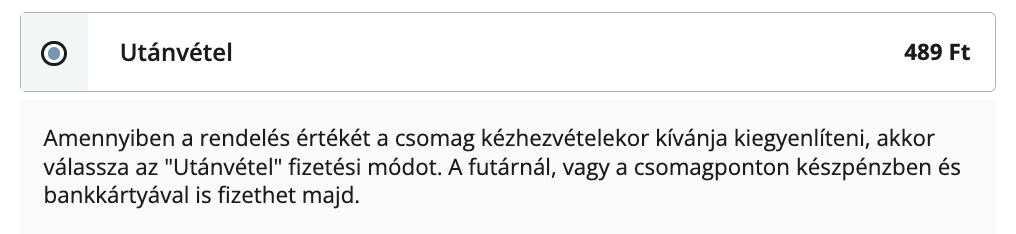 Bikepro utánvételi árak
