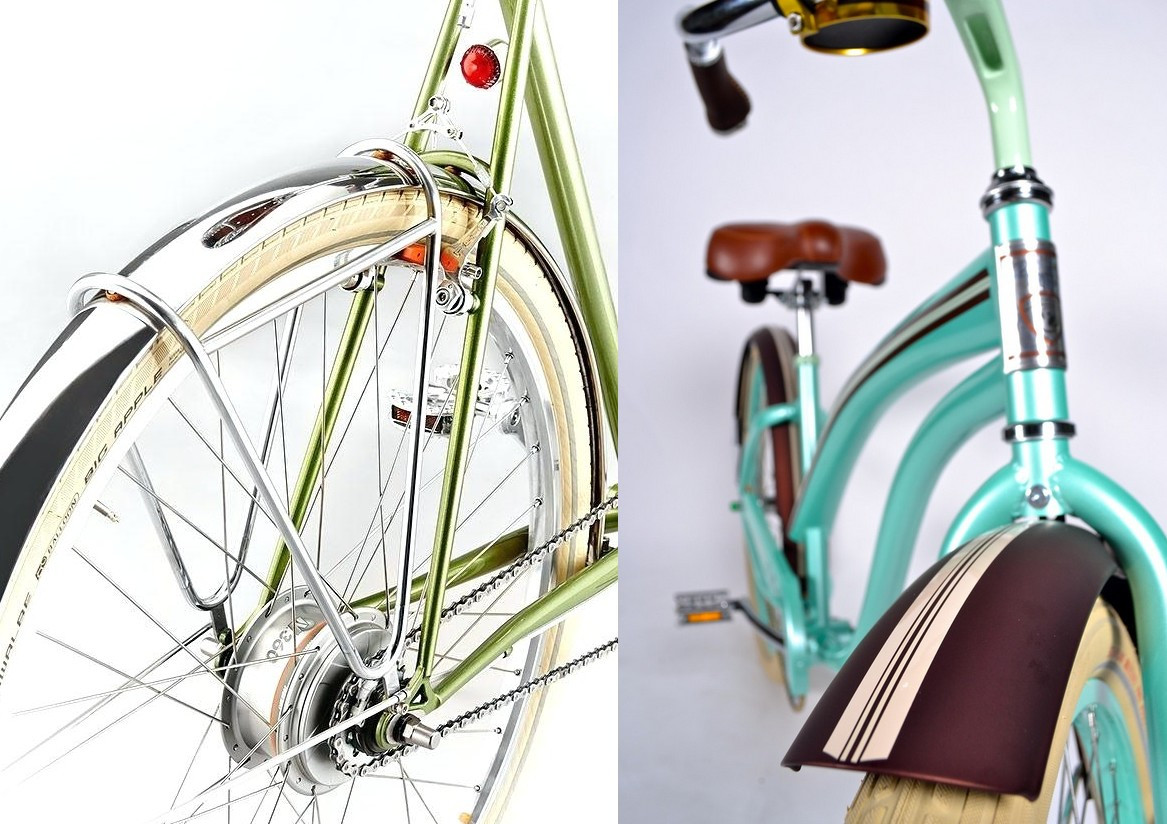 Szép színre fújt sárvédők