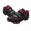 Kép 4/4 - FLR F-65 III MTB kerékpáros cipő, SPD, fekete-piros, 38-as