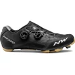 Kép 1/2 - Northwave Ghost XCM 2 kerékpáros SPD MTB cipő, fekete-méz, 45,5-es