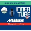 Kép 1/2 - Mitas (Rubena) C08 Slug Self Sealant 27,5 x 2,1-2,5 (54/62-584) defektvédett MTB belső gumi 40 mm hosszú szeleppel, autós