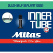 Kép 1/2 - Mitas (Rubena) D07 Slug Self Sealant 26 x 1,5-2,1 (37/54-559) defektvédett MTB belső gumi 40 mm hosszú szeleppel, autós