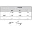 Shimano Nexus-Alfine elfordulásgátló alátét, 5L, csak bal, barna, 1 db