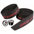Kép 1/2 - Prologo Onetouch országúti kormányszalag (bandázs), fekete alap-piros felirat