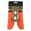 Kép 2/2 - Velotech ergonomikus bilincses markolat, 135 mm, narancssárga, fekete bilinccsel