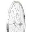 Kép 2/2 - SNM-Assess 26-os (559 mm) MTB első kerék, csavaros tengellyel, ezüst színű