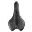 Kép 1/6 - Selle Royal Respiro Stracciatella Athletic unisex ergonómikus nyereg, 279x159 mm, Royalgel, fekete
