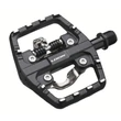 Kép 2/6 - Look X-Venture Plus kombinált (SPD patent és alu keretes) pedál, taposófelülettel, 430g, fekete
