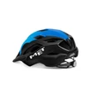 Kép 3/4 - MET Crossover unisex MTB bukósisak, XL-es méret (60-64 cm), fekete-cián