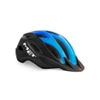 Kép 1/4 - MET Crossover unisex MTB bukósisak, XL-es méret (60-64 cm), fekete-cián