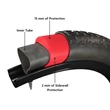 Kép 3/5 - Tannus Armour defektvédő szivacs gumi szalag (insert) 700x28-34C (622x28-34) kerekekhez, 220g, narancssárga