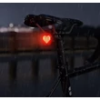 Kép 7/7 - Cyclami CY180T USB-ről tölthető hátsó lámpa, féklámpa funkcióval, távirányítós, irányjelzős, emoji, gumipántos, fekete