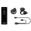 Kép 5/5 - Cyclami CYC2200 USB-ről tölthető első lámpa, alu házas, gumipántos, power bank, 2200 lumen, fekete