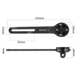 Kép 2/7 - Cyclami komputer konzol integrált aero kormányra, karbon, Garmin, GoPro, fekete