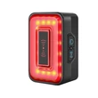 Kép 1/6 - Cyclami RT01 radaros hátsó lámpa, 45 lumen, USB-ről tölthető, fekete