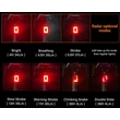Kép 3/6 - Cyclami RT01 radaros hátsó lámpa, 45 lumen, USB-ről tölthető, fekete