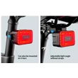Kép 2/6 - Cyclami RT01 radaros hátsó lámpa, 45 lumen, USB-ről tölthető, fekete