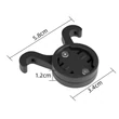 Kép 4/5 - Cyclami S11 lámpatartó konzol nyeregpálcára, műanyag, hátsó, Garmin, fekete