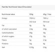 Kép 3/3 - Amacx Fast Bar Chocolate energia szelet, 45g, 1db, csokoládé ízű