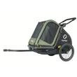 Kép 3/10 - Hamax Pluto M kisállat és kutyaszállító kerékpáros utánfutó, kutyakocsi, rugózott, 35kg, zöld-fekete
