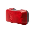 Kép 2/6 - Lazer Universal LED hátsó villogó fejvédőre, 40 lumen, USB-ről tölthető, fekete