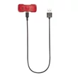 Kép 5/6 - Lazer Universal LED hátsó villogó fejvédőre, 40 lumen, USB-ről tölthető, fekete