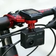 Kép 3/3 - Spyral computer tartó konzol kormányra, alu, GoPro, Cateye, Garmin, Bryton, Xoss, fekete