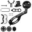 Kép 1/3 - Spyral computer tartó konzol kormányra, alu, GoPro, Cateye, Garmin, Bryton, Xoss, fekete