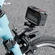 Kép 3/3 - Spyral ESLNF lámpatartó konzol első villára, GoPro rögzítés, alu, fekete