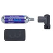 Kép 2/4 - BBB BMP-111 AirPush CO2 minipumpa, minden szeleptípushoz, 16 grammos patronnal, fekete