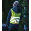 Kép 3/3 - Abus Lumino láthatósági fényvisszaverő pánt, LED-es, villogós, tépőzáras, sárga