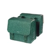 Kép 1/6 - Basil Flair Double Bag két részes táska csomagtartóra, oldalra, 2x17L, zöld