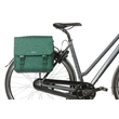Kép 6/6 - Basil Flair Double Bag két részes táska csomagtartóra, oldalra, 2x17L, zöld