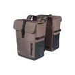 Kép 1/7 - Basil Move Double Bag két részes táska csomagtartóra, oldalra, 2x15L, barna