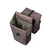 Kép 2/7 - Basil Move Double Bag két részes táska csomagtartóra, oldalra, 2x15L, barna