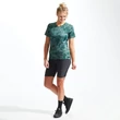 Kép 5/5 - Pearl Izumi Summit női rövid ujjú MTB mez, zöld virágmintás, S-es