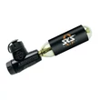 Kép 1/4 - SKS Airbuster CO2 minipumpa, minden szeleptípushoz, 16 grammos patronnal, adagolószeleppel, fekete