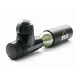 Kép 2/4 - SKS Airbuster CO2 minipumpa, minden szeleptípushoz, 16 grammos patronnal, adagolószeleppel, fekete