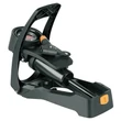 Kép 1/6 - SKS Airstep Digi alu-műanyag lábpumpa, minden szeleptípushoz, 7 bar, fekete