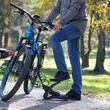 Kép 6/6 - SKS Airstep Digi alu-műanyag lábpumpa, minden szeleptípushoz, 7 bar, fekete