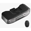 Kép 2/8 - Ravemen NT101 USB-ről tölthető LED-es hátsó lámpa, irányjelzőkkel, riasztó, 160 lumen, fekete