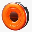 Kép 2/6 - Ravemen CL05 USB-ről tölthető LED-es hátsó lámpa, fekete-narancssárga