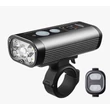 Kép 1/4 - Ravemen PR2400 USB-ről tölthető LED-es első lámpa, 2400 lumen, fekete