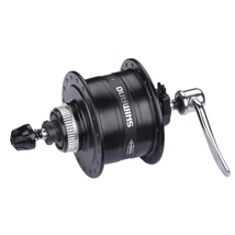 Shimano Nexus DH-3D37 dinamós első kerékagy (agydinamó), 36H, gyorszáras, tárcsafékes (Centerlock), 6V, 3W, túlfeszültség védelemmel, fekete