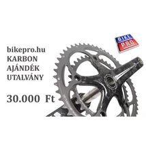 bikepro.hu KARBON ajándék utalványkártya (30000Ft)