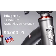 bikepro.hu TITÁNIUM ajándék utalványkártya (50000 Ft)