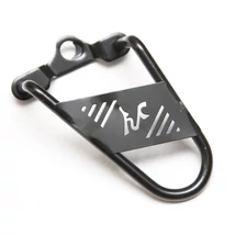 Altrix Basic normál váltóvédő csavaros tengelyhez, 120 mm, acél, fekete
