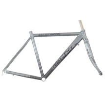 Neuzer RS RR 600 28-as (622-es) országúti kerékpár váz és villa szett, alumínium, szürke, 50cm