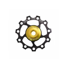 Sunrace SP860 SuperLight ipari csapágyas váltógörgő alumínium, fekete-arany színű, 1 db