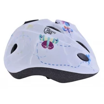 Safety Labs Jasmine gyerek bukósisak, S-es méret (48-56 cm), pillangós-virágos, fehér